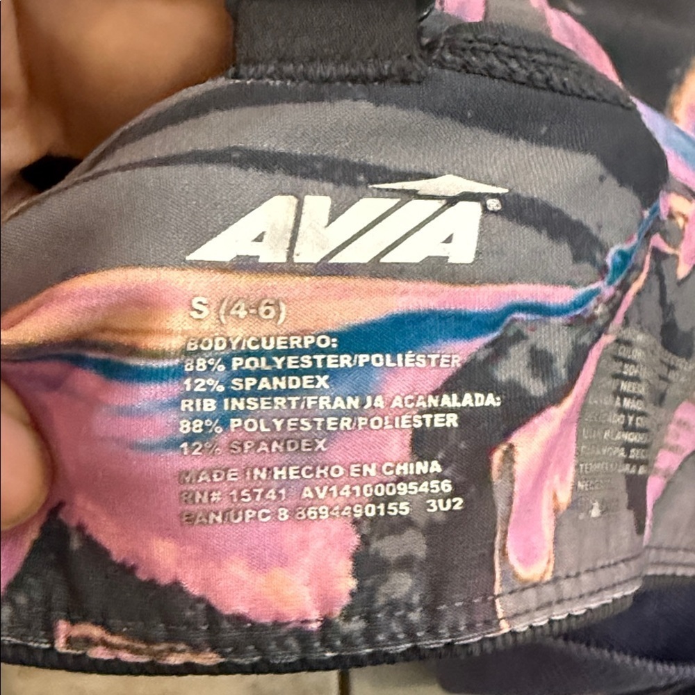 Stylish Purple and Pink Sports Bra - Picture 4 of 4